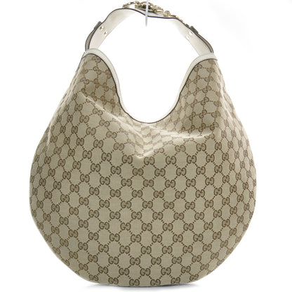 Gucci Monogram Wave Hobo Ivory 1 of 10