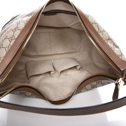 Gucci GG Supreme Monogram Margaux Calfskin Medium Nice Hobo Beige Ebony Acero 5 of 9