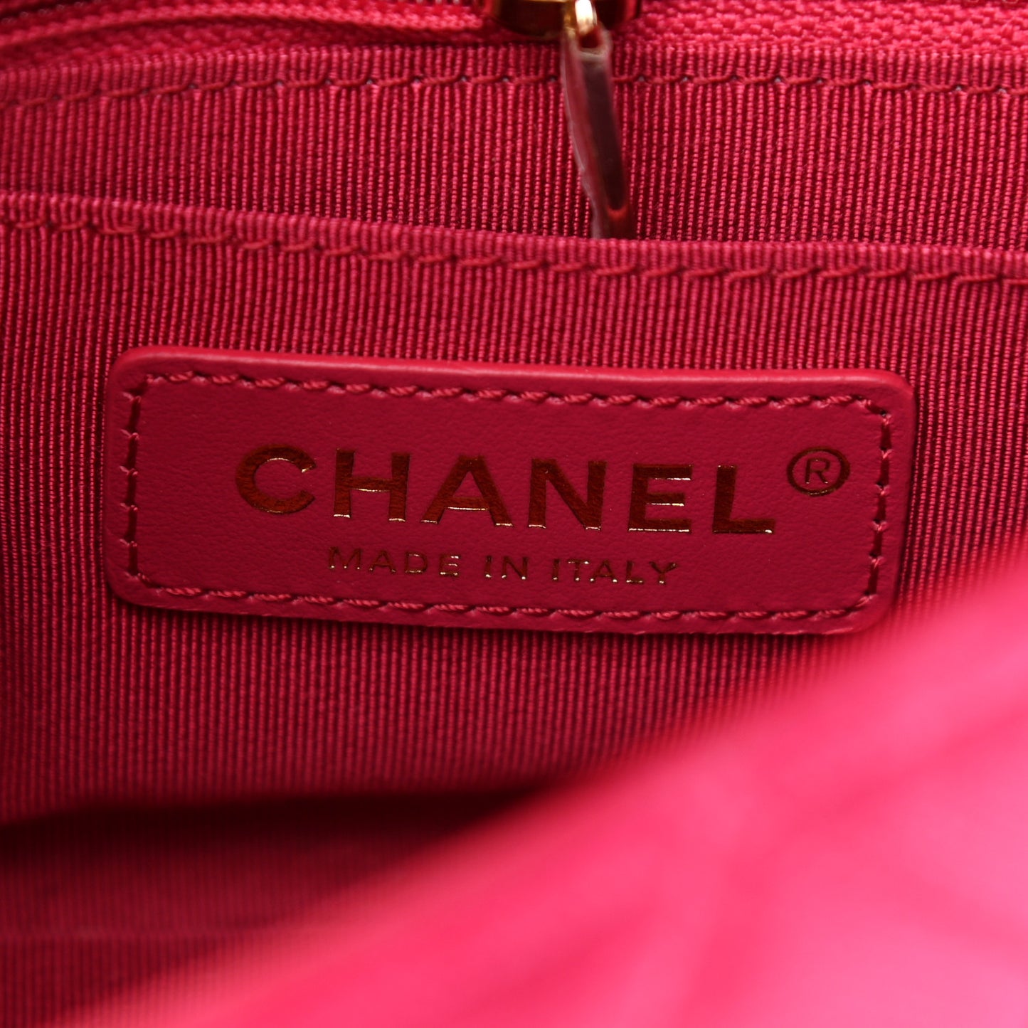 Velvet Quilted Mini Square Pearl Crush Flap Fuchsia