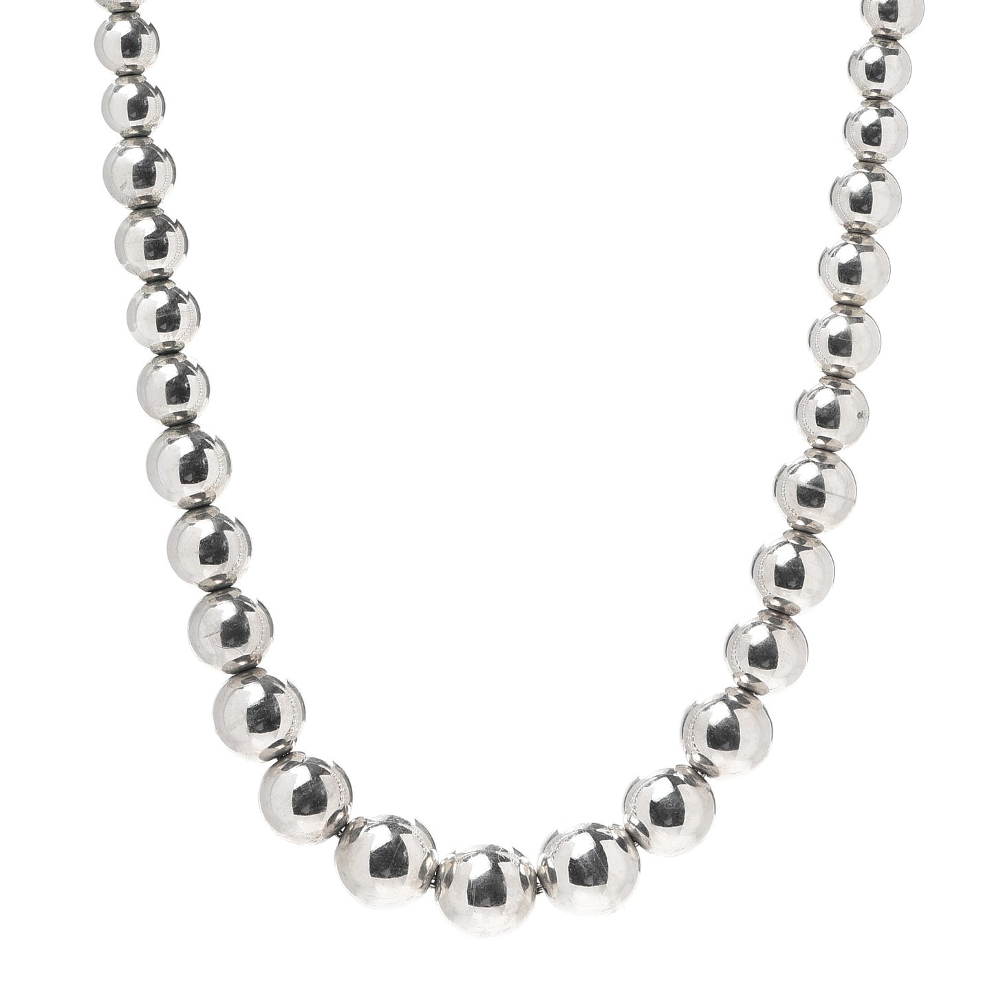 Sterling Silver HardWear Graduated Ball Necklace