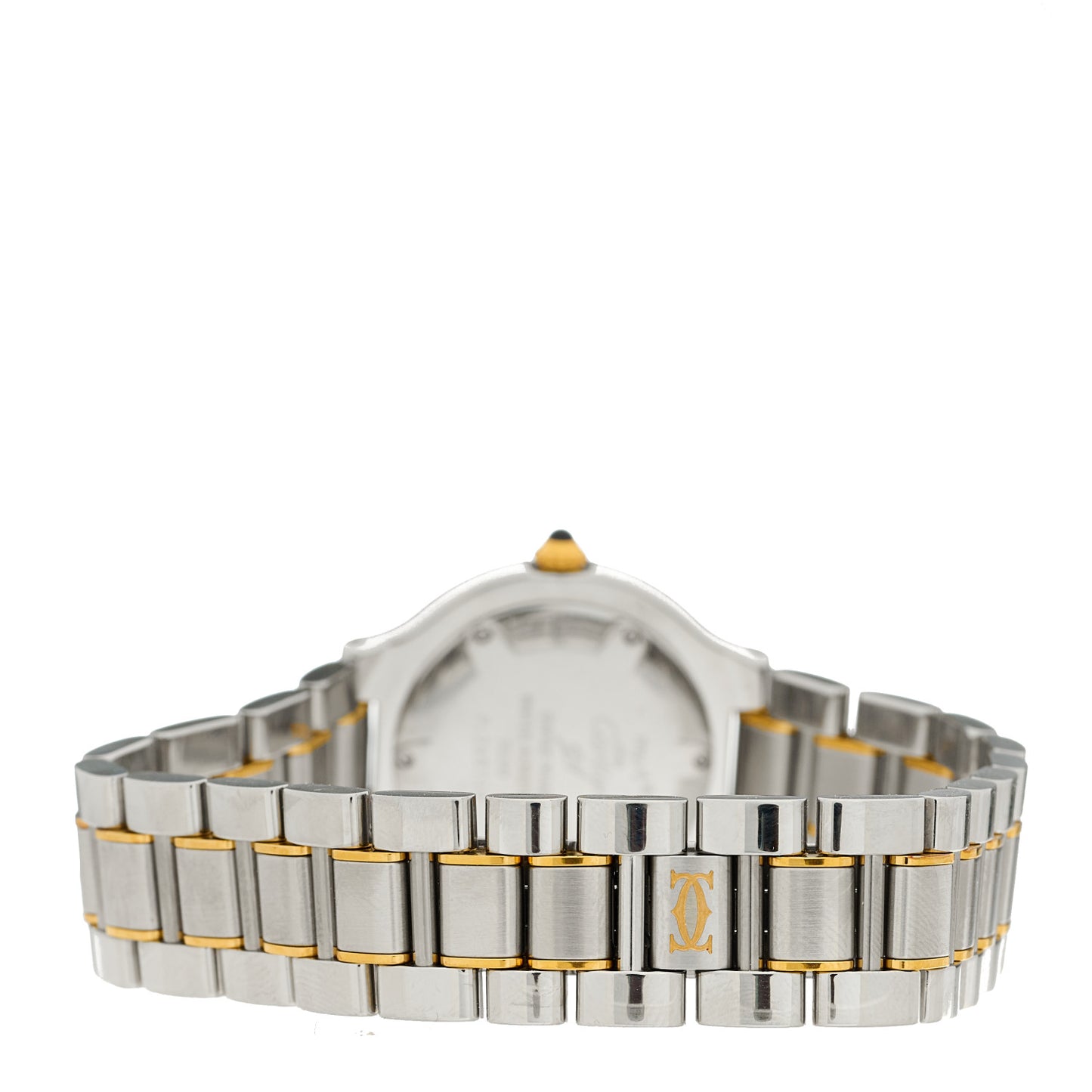 Stainless Steel 18K Yellow Gold 31mm Must De 21 Quartz Watch