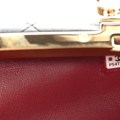 Chanel Lambskin Stitched Clutch With Chain Black 7 of 11