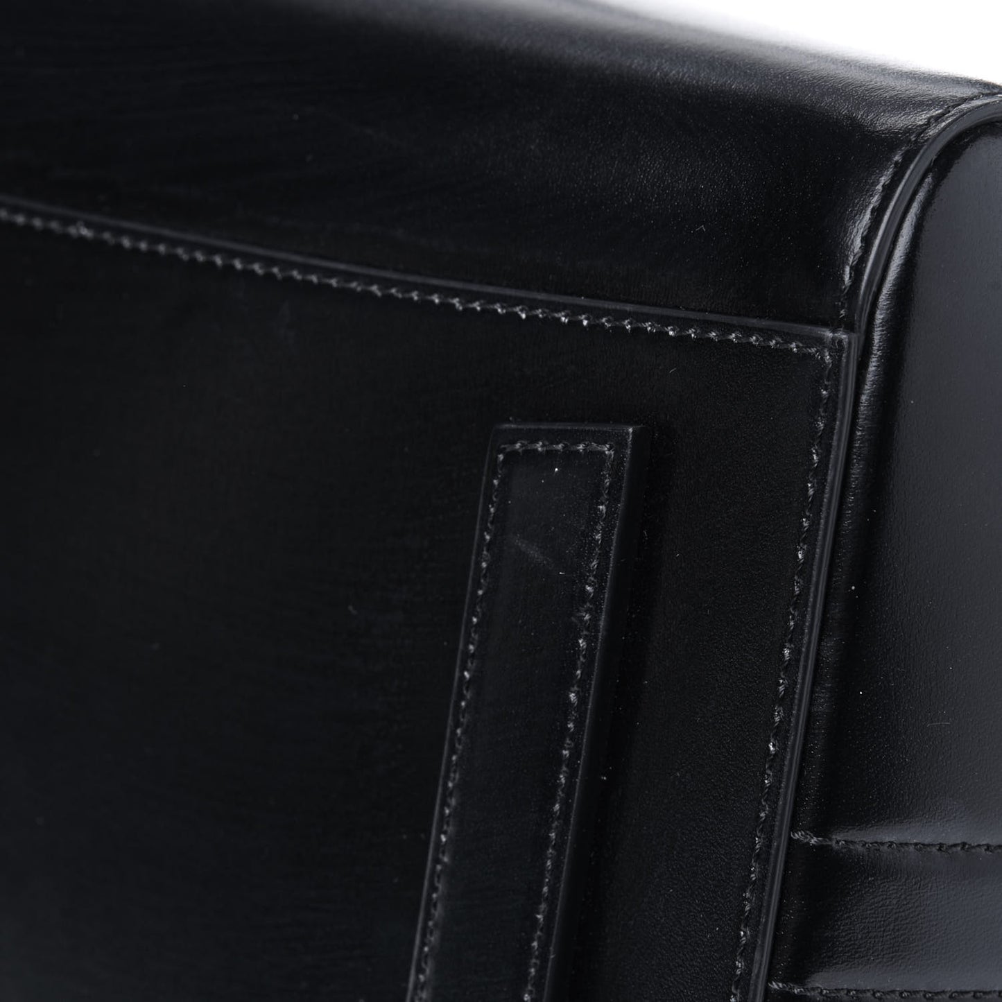 Shiny Lord Calfskin Medium Antigona Black