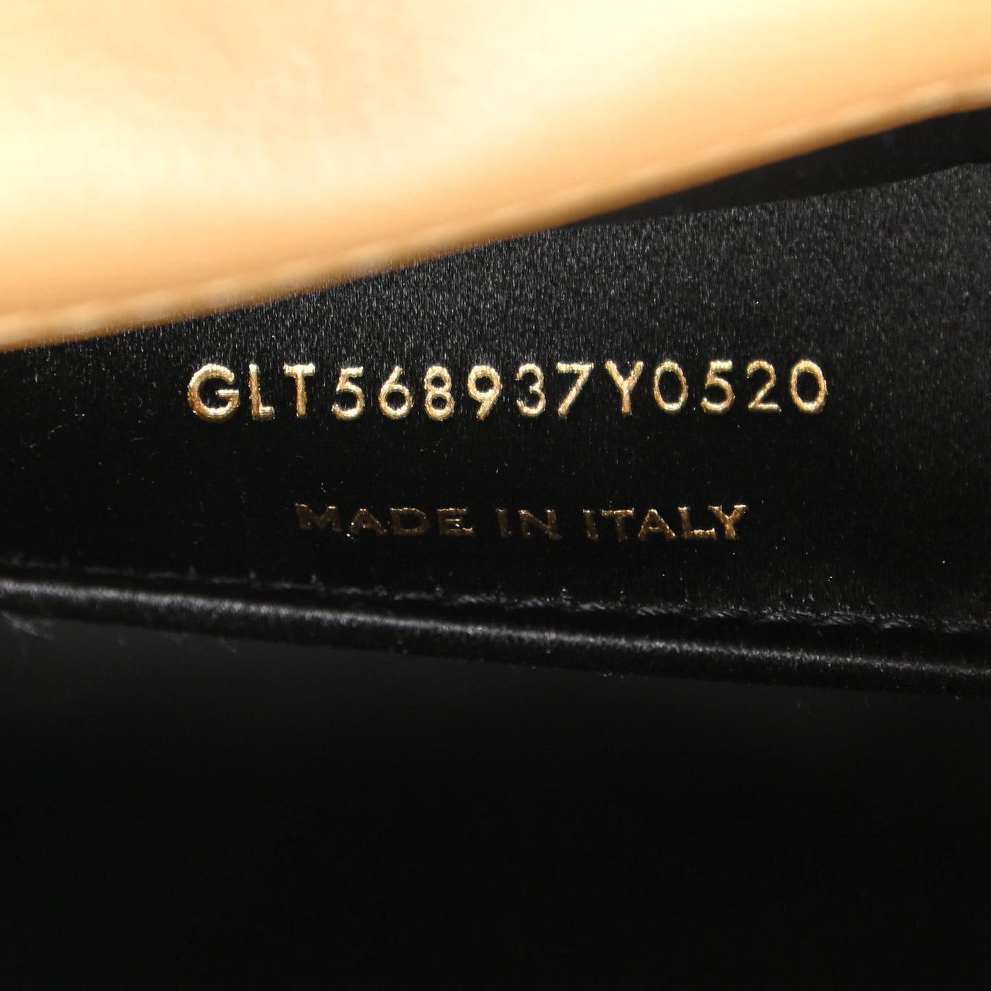 Calfskin Large Belle De Jour Clutch Beige