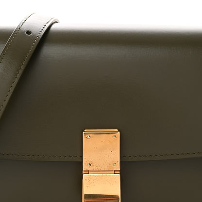Celine Box Calfskin Teen Classic Box Flap Bag Dark Olive 8 of 11