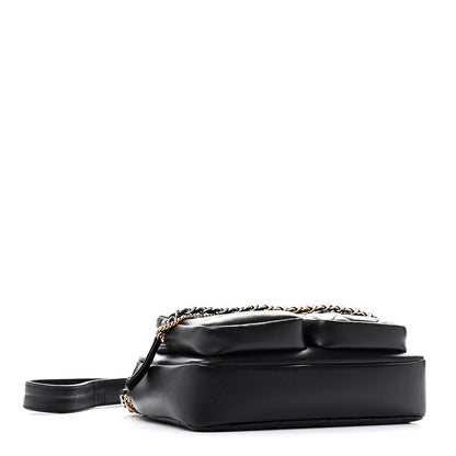 Chanel Calfskin Quilted Small Camera Case Black 4 of 11
