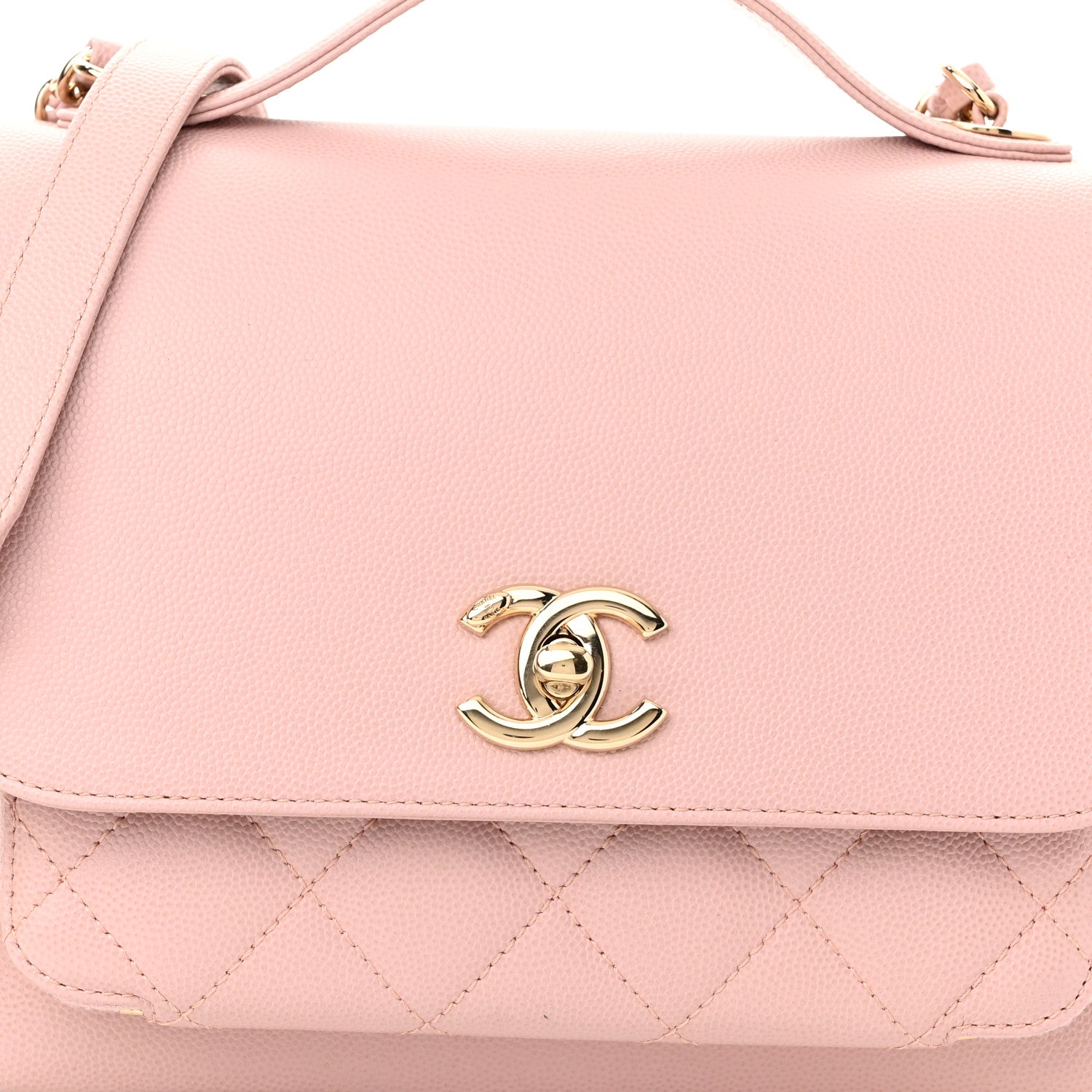 Chanel Caviar Quilted Medium Business Affinity Flap Light Pink 8 of 10