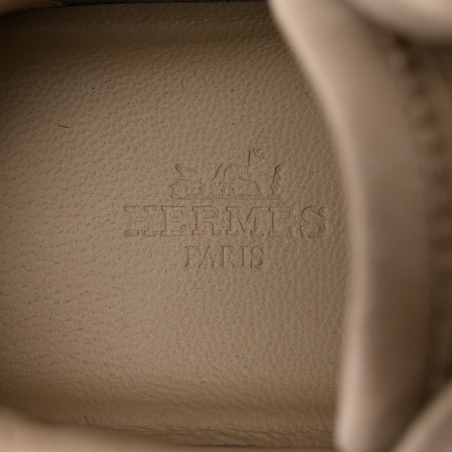 Goatskin Suede Goatskin Bouncing Sneakers 36 White Gomme