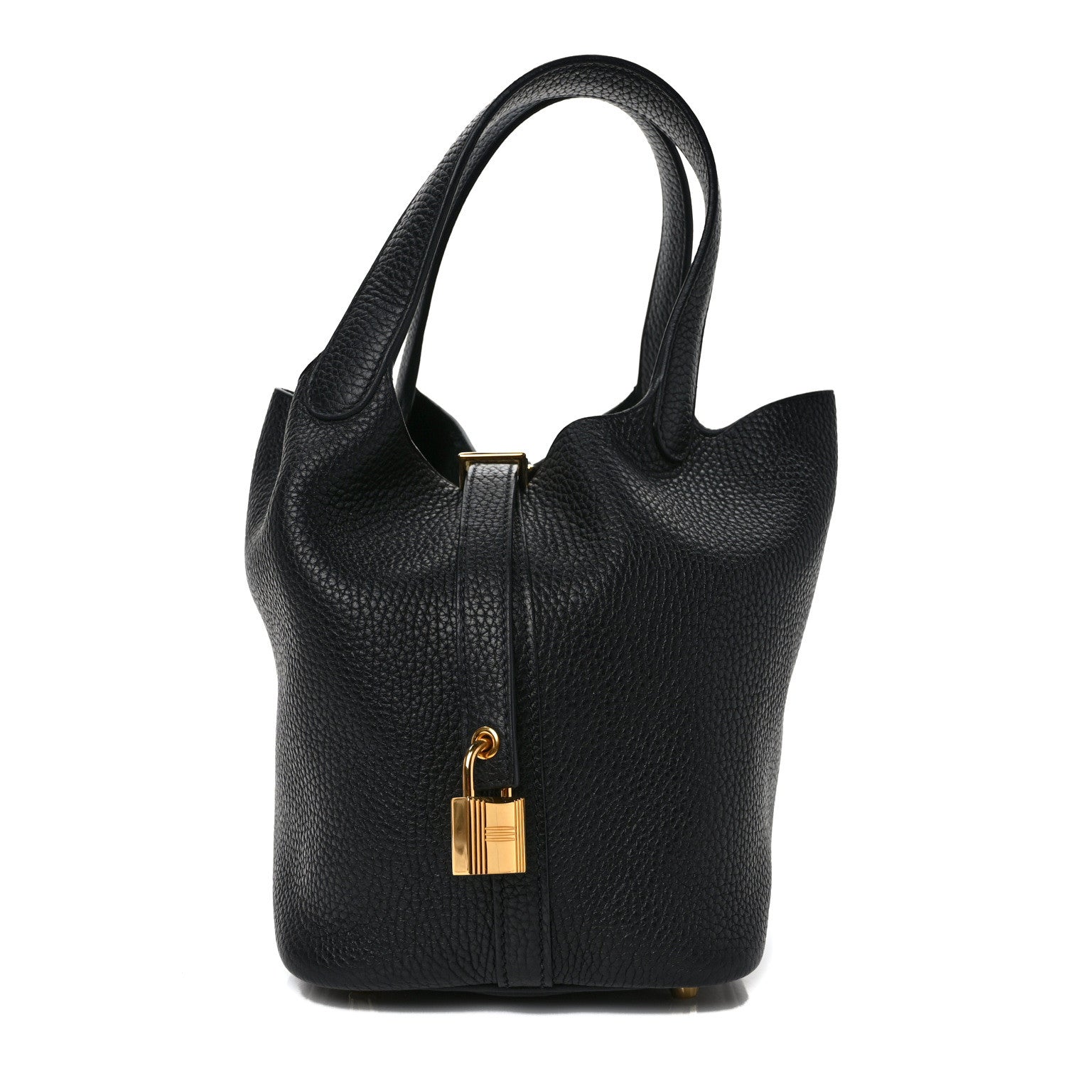 Hermes Taurillon Clemence Picotin Lock 18 PM Black 1 of 9