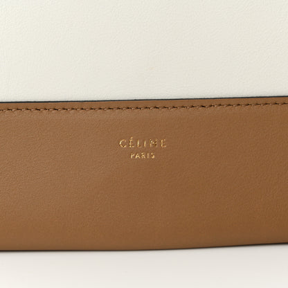 Celine Shiny Smooth Calfskin Medium Frame Shoulder Bag Tan Optic White 7 of 10