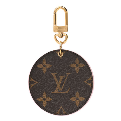 Louis Vuitton Monogram LV Mirror Bag Charm Key Holder Rose Ballerine 1 of 6