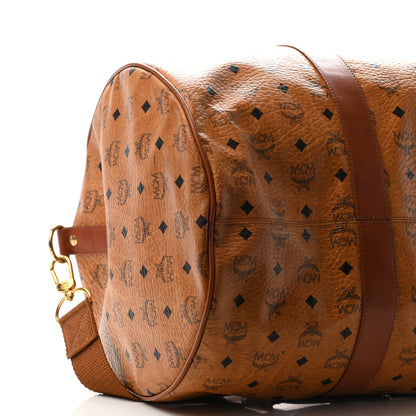 MCM Visetos Weekender Duffle Bag Cognac 8 of 11