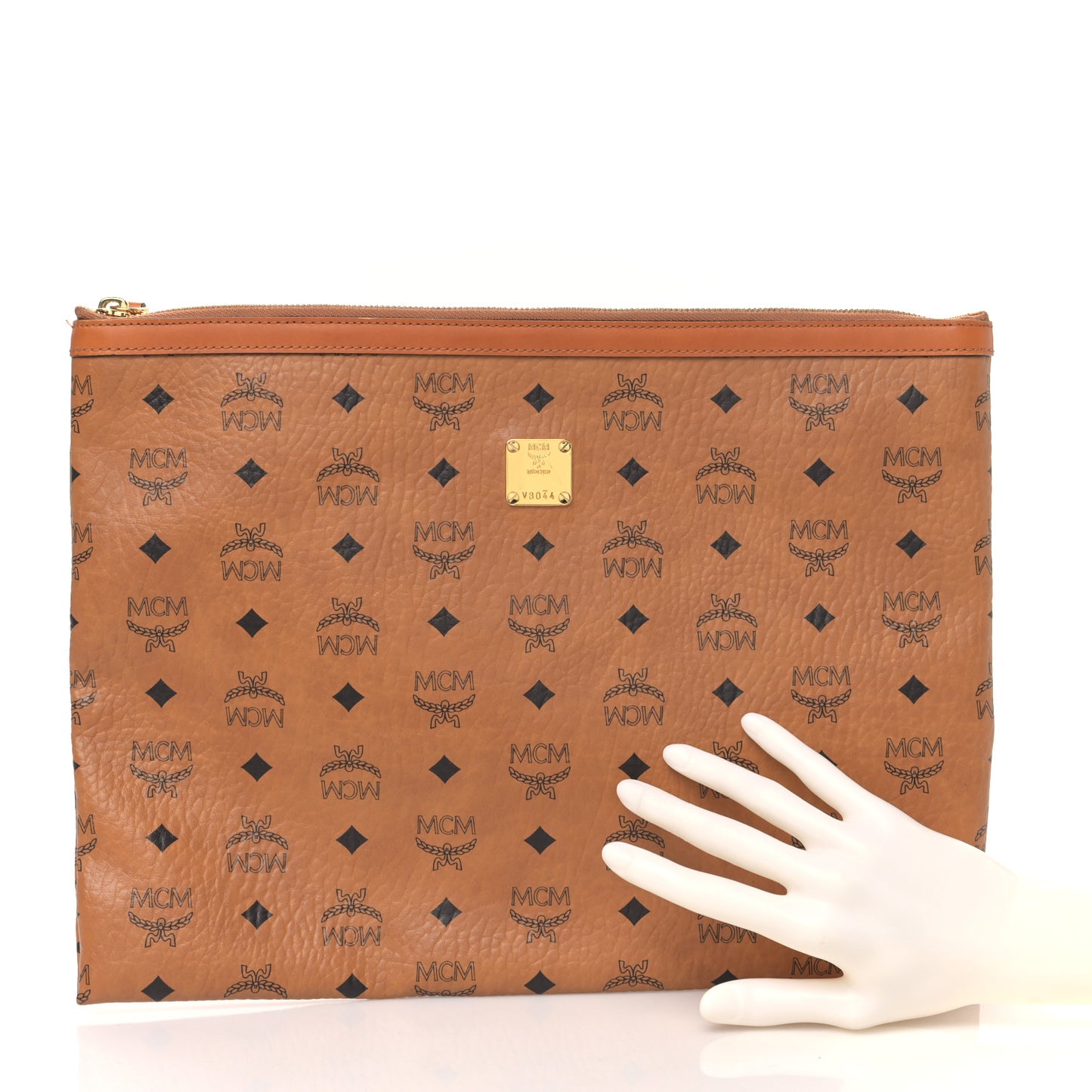 Visetos Heritage Large Pouch Cognac
