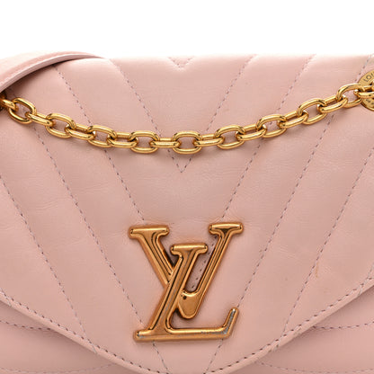 Louis Vuitton Calfskin New Wave Chain MM NM Rose Ballerine 8 of 18