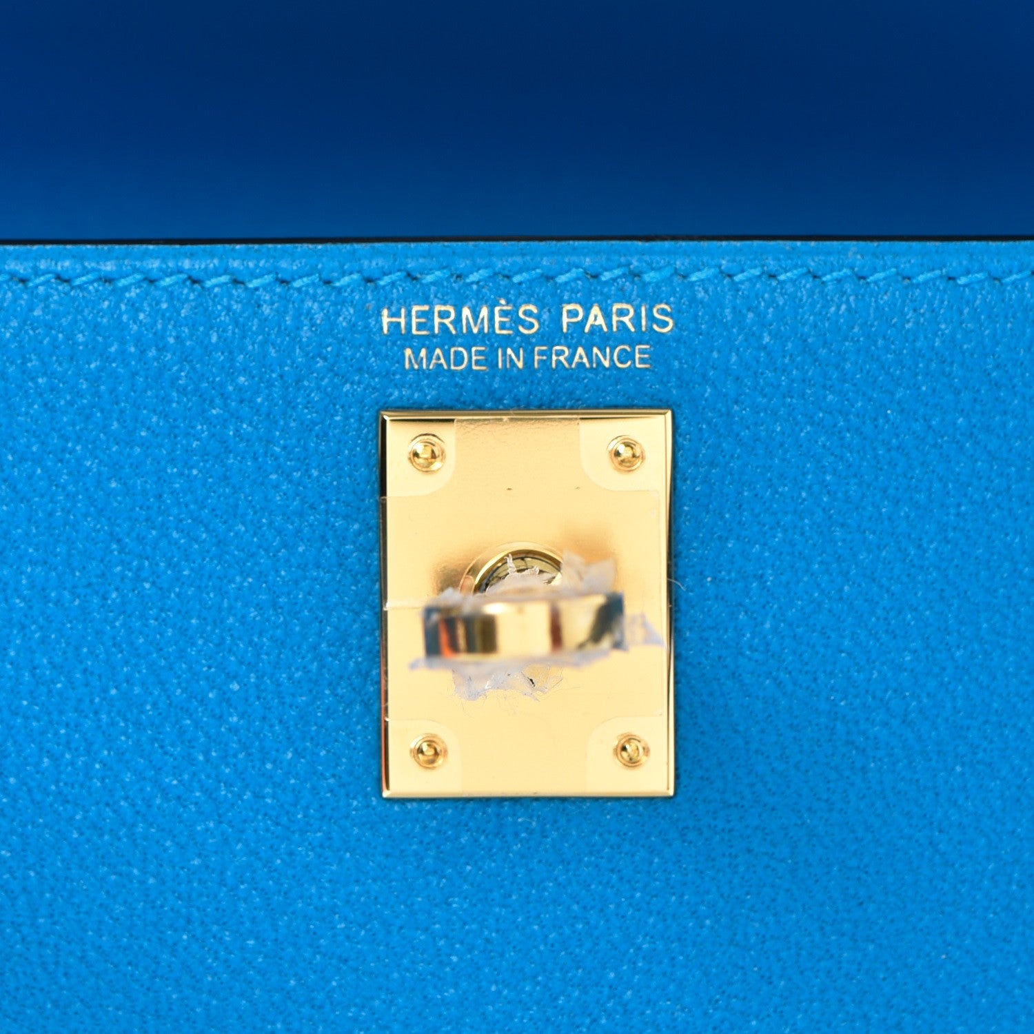 Hermes Chevre Mysore Mini Kelly Sellier 20 Bleu Zanzibar 16 of 29