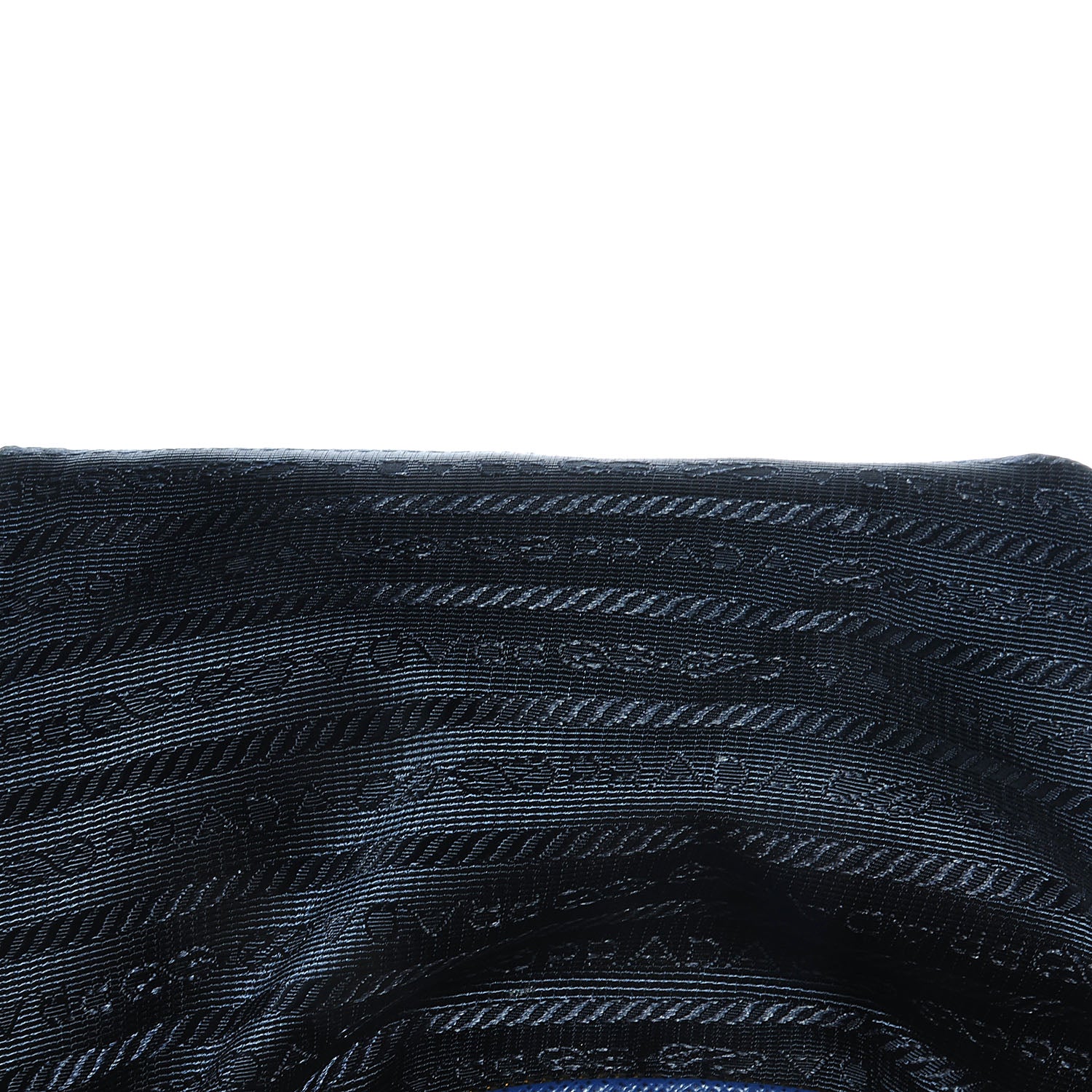 Prada Saffiano Lux Small Double Zip Tote Bleuette 8 of 14