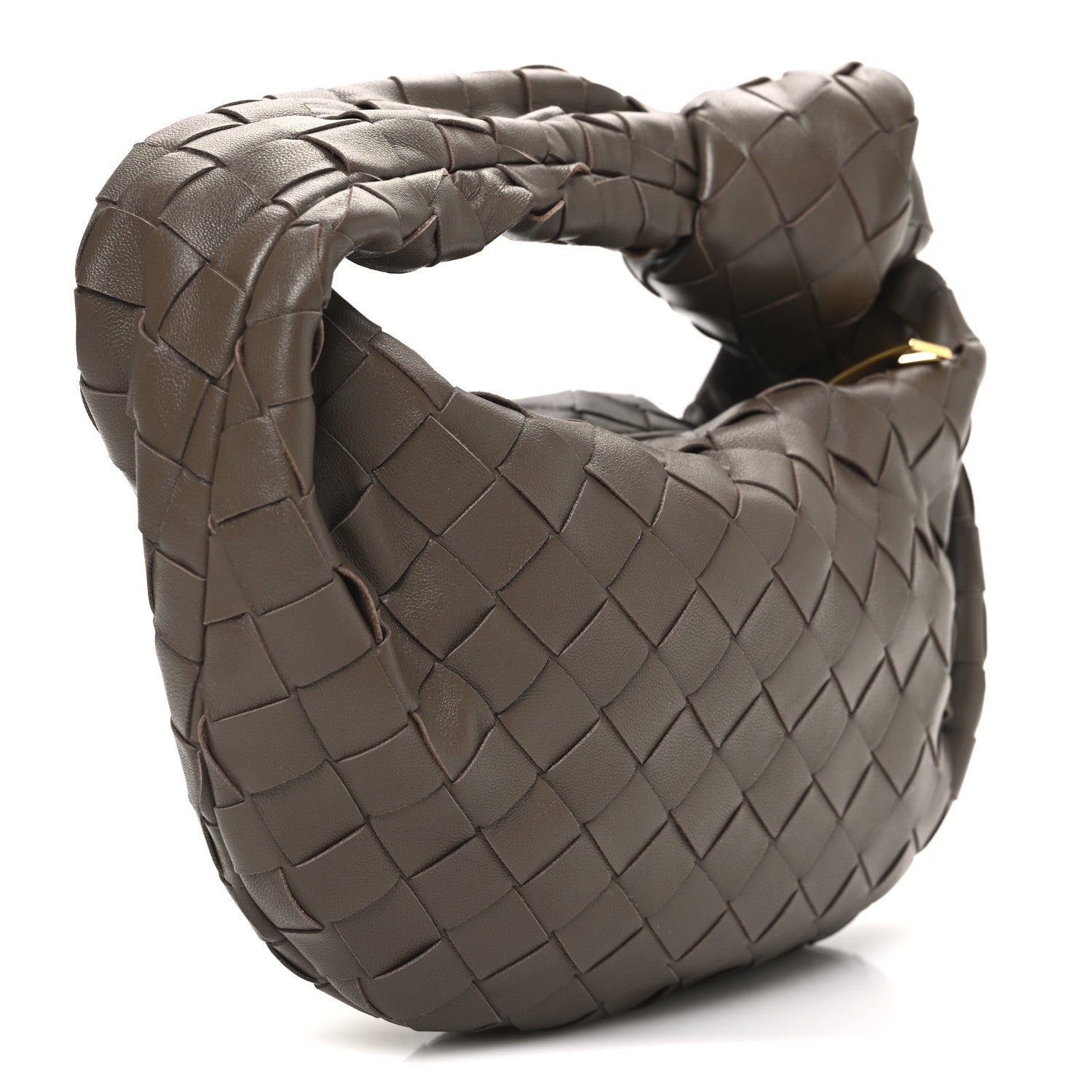 Bottega Veneta Nappa Intrecciato Mini Jodie Dark Taupe 3 of 11