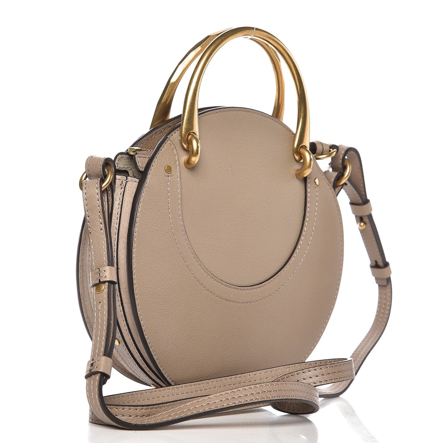 Calfskin Suede Small Pixie Bag Motty Grey