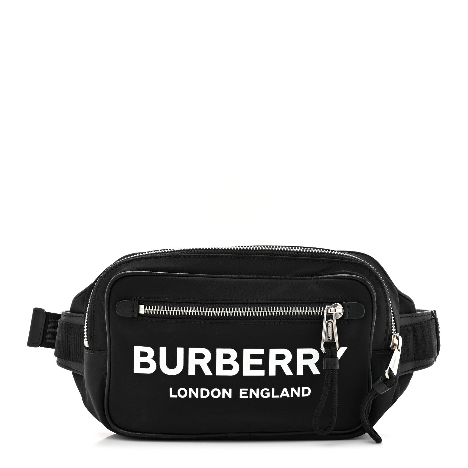 Burberry Econyl Logo Print Large Cannon Bum Bag Black 1 of 9