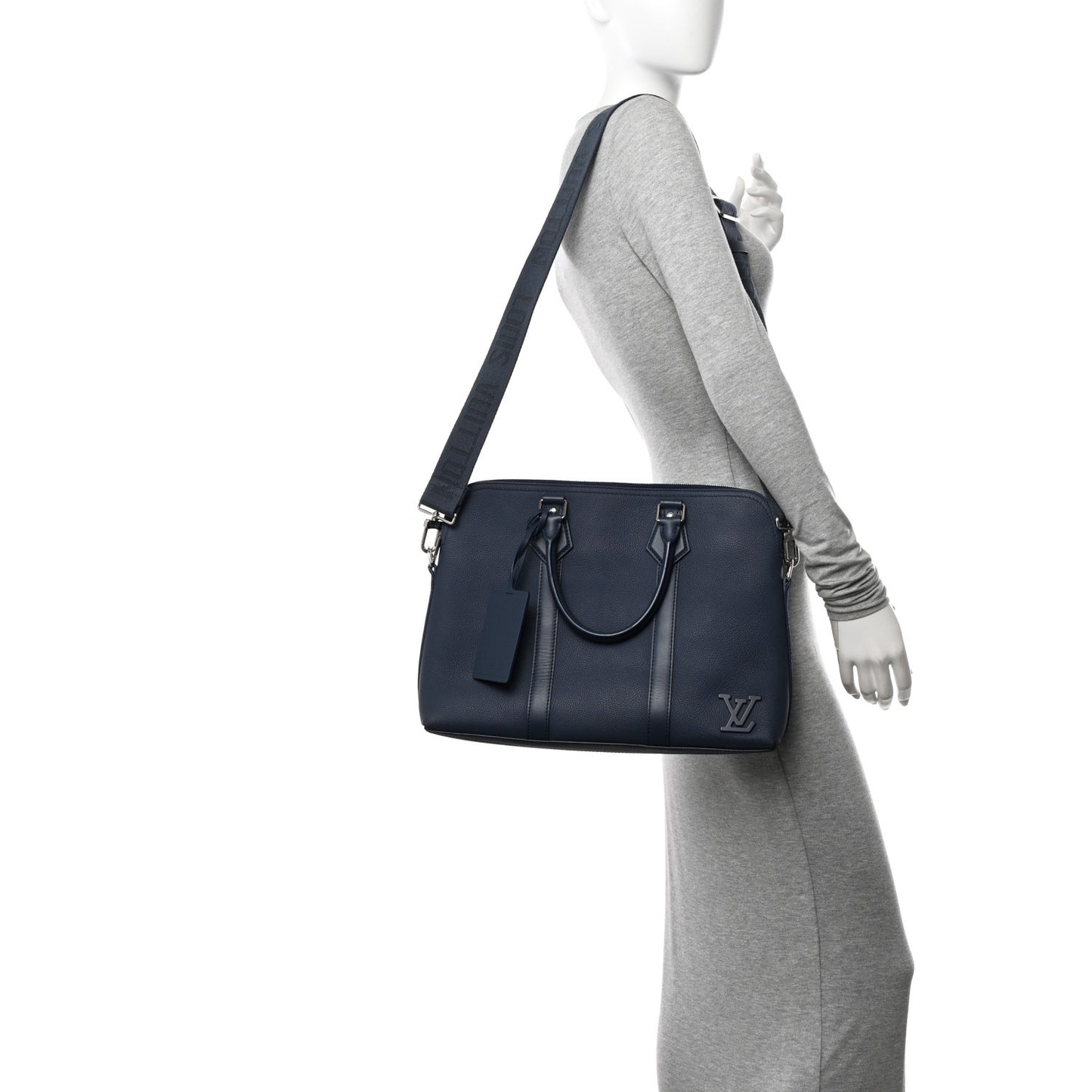 Calfskin Aerogram Takeoff Briefcase Marine