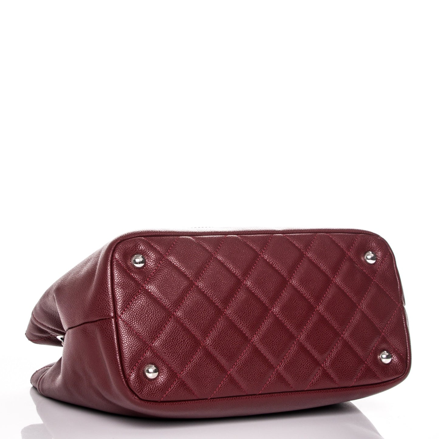 Caviar Timeless CC Soft Tote Dark Red