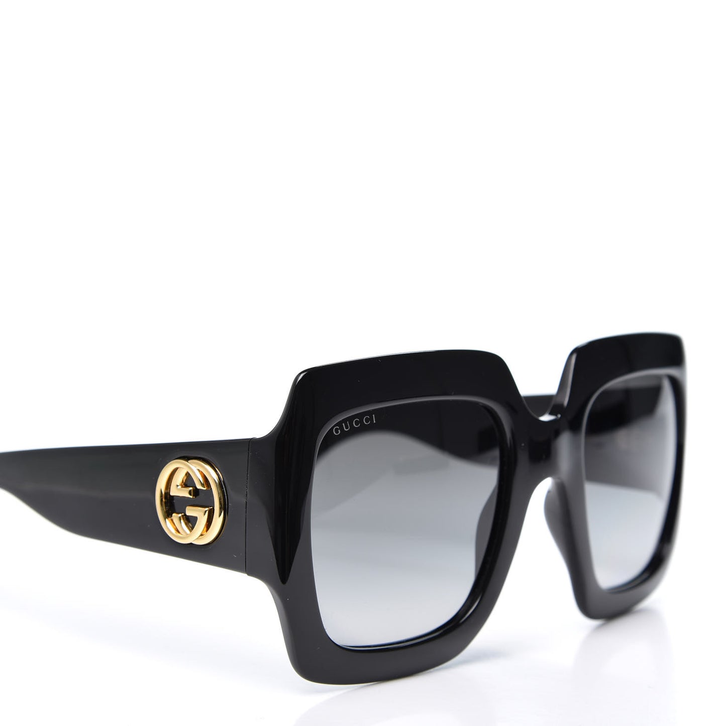 Acetate Square Frame Sunglasses GG0053S Black