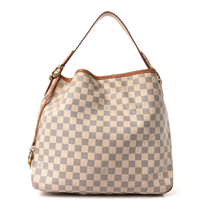 Louis Vuitton Damier Azur Delightful MM Pink 2 of 19