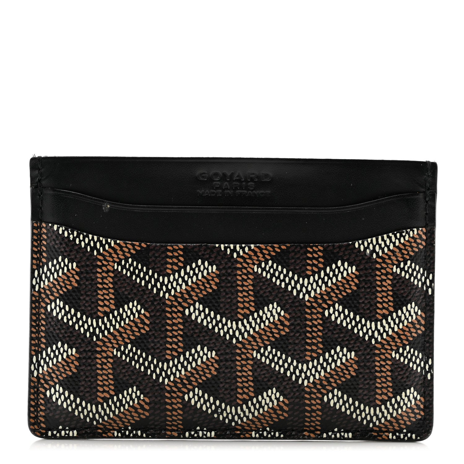Goyard Goyardine Saint Sulpice Card Holder Black 1 of 7