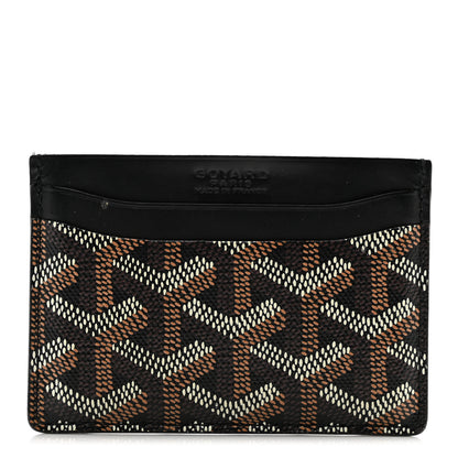 Goyard Goyardine Saint Sulpice Card Holder Black 1 of 7