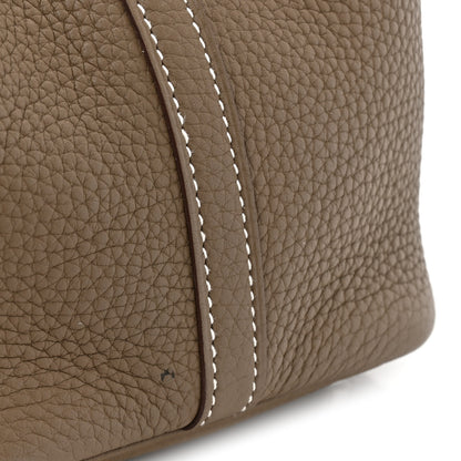 Hermes Taurillon Clemence Picotin Lock 18 PM Etoupe Etoupe 11 of 13