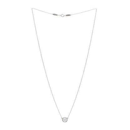 Tiffany Platinum Diamond .71ct Elsa Peretti Diamonds by the Yard Pendant Necklace 3 of 4