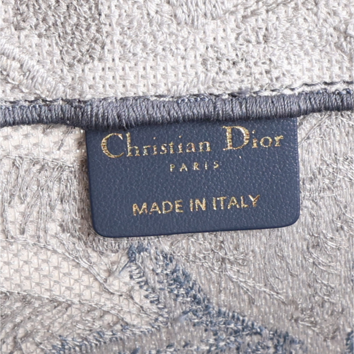 Christian Dior Gradient Canvas Embroidered Large Dioriviera Toile De Jouy Book Tote Blue 6 of 10