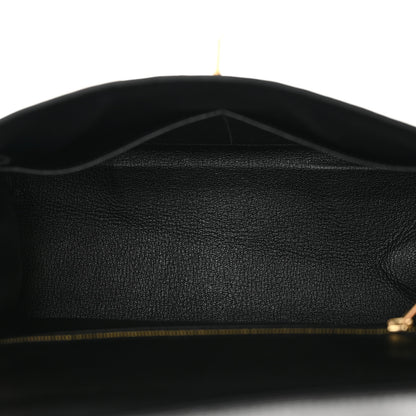Hermes Epsom Kelly Sellier 28 Black 6 of 17