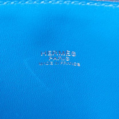 Hermes Taurillon Clemence Bolide 31 Bleu Hydra 7 of 7
