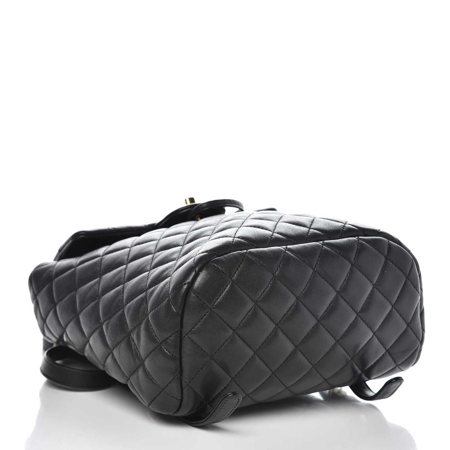 Calfskin Quilted Small Urban Spirit Backpack Black