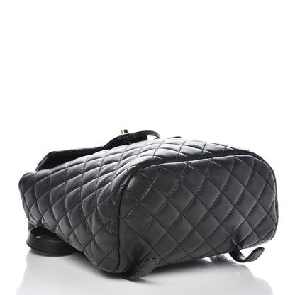 Chanel Calfskin Quilted Small Urban Spirit Backpack Black 4 of 8