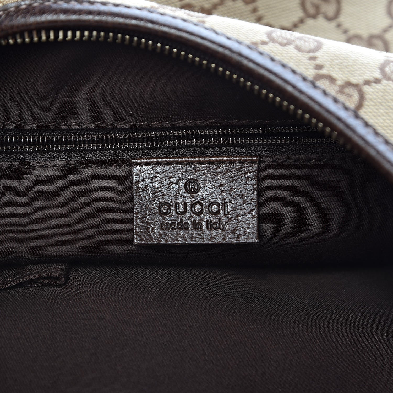 Gucci Monogram Large Abbey D Ring Hobo Dark Brown 6 of 10