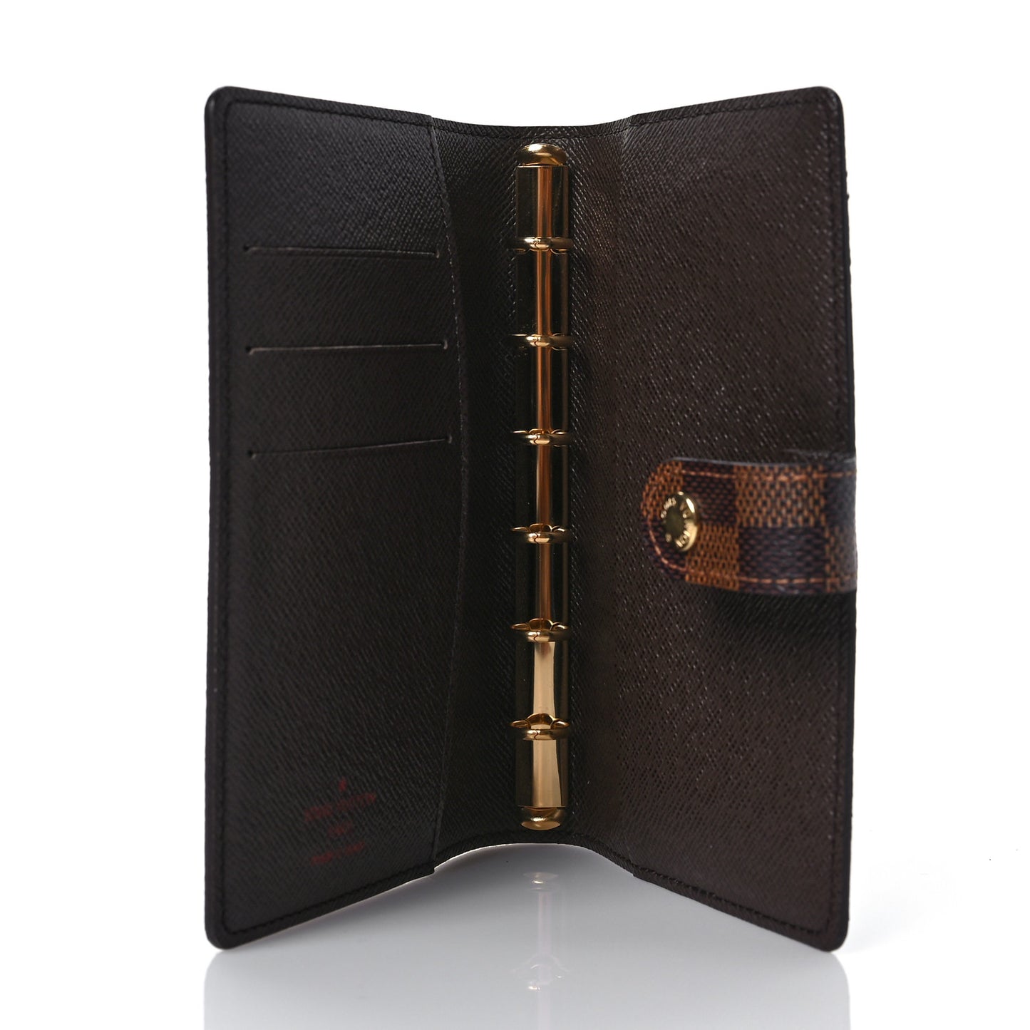 Damier Ebene Small Ring Agenda Cover