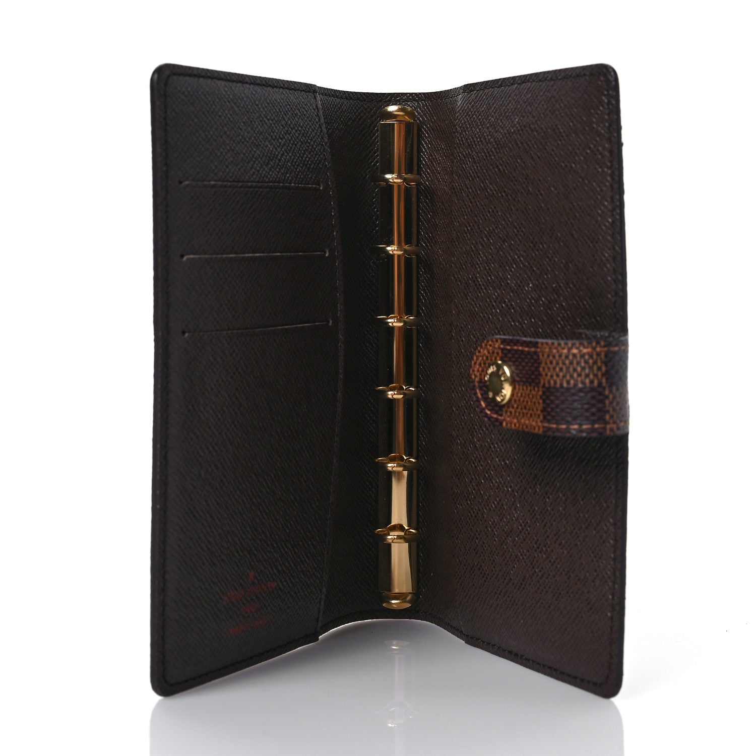 Louis Vuitton Damier Ebene Small Ring Agenda Cover 5 of 7
