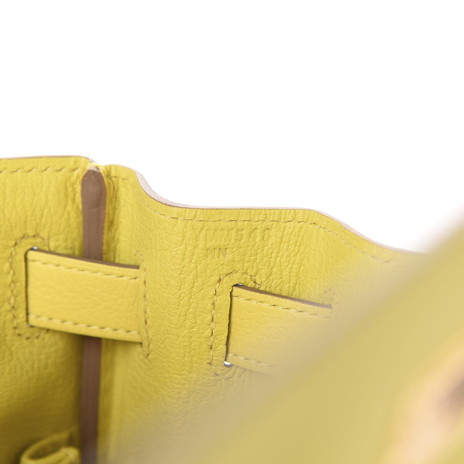 Hermes Evercolor Kelly Retourne 28 Lime 9 of 12