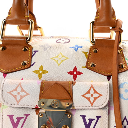 Louis Vuitton Monogram Multicolor Speedy 30 White 7 of 9
