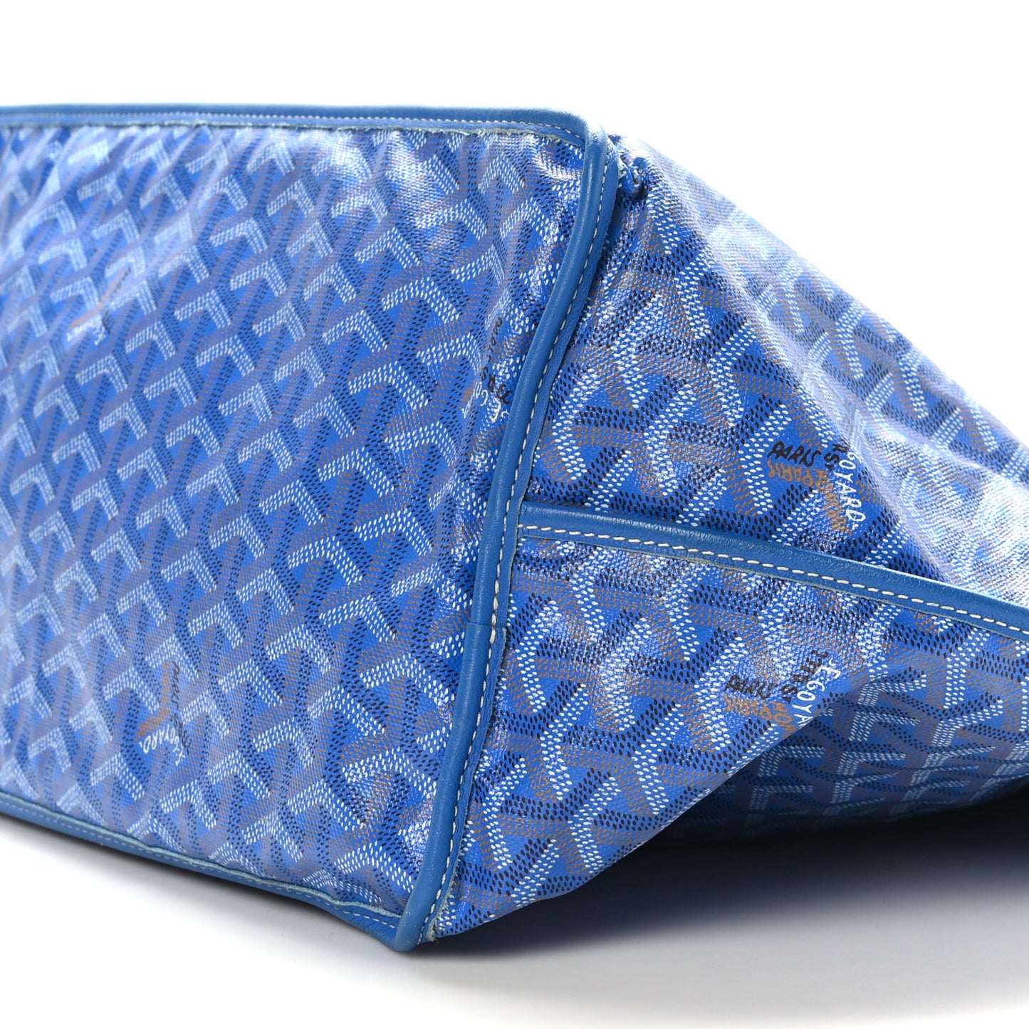 Goyardine Reversible Anjou GM Sky Blue