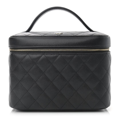 Chanel Caviar Quilted Large Vanity Pouch Black 1 of 10