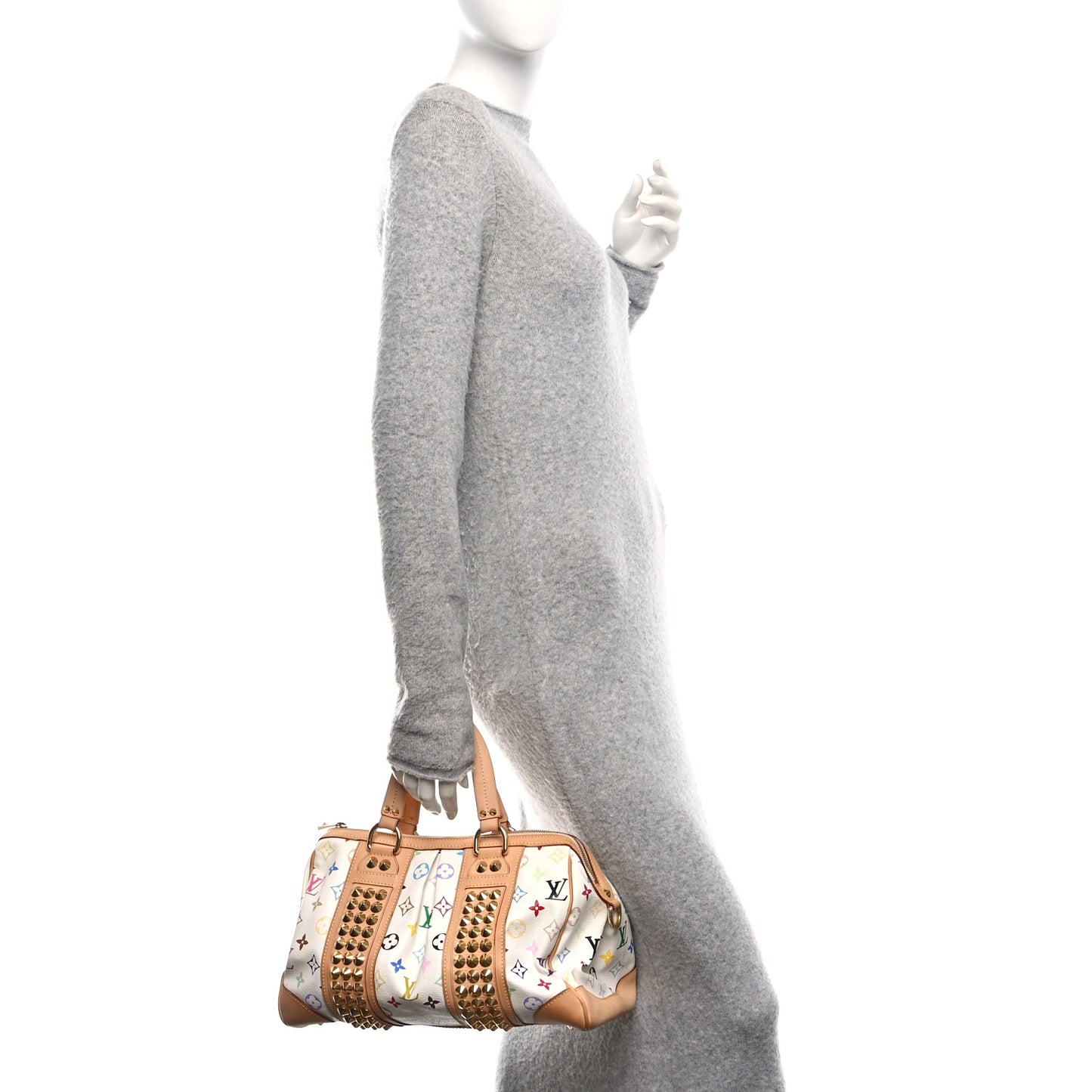 Monogram Multicolor Courtney MM White