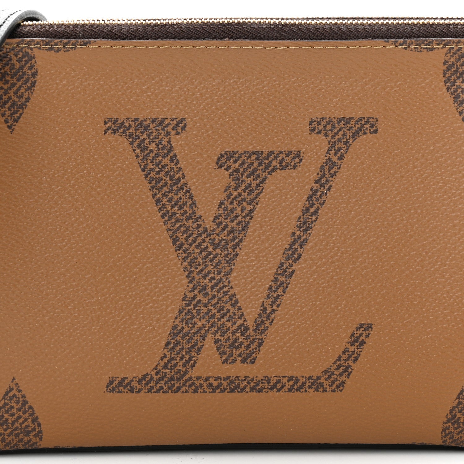 Louis Vuitton Reverse Monogram Giant Double Zip Pochette 8 of 10