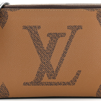 Louis Vuitton Reverse Monogram Giant Double Zip Pochette 8 of 10