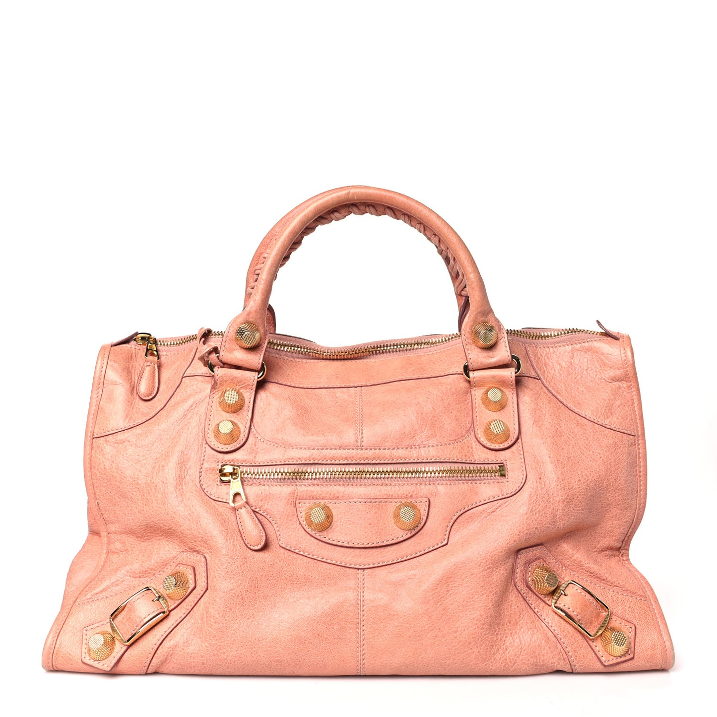 Agneau Giant 21 Gold Hardware Work Vieux Rose