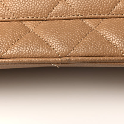 Chanel Caviar Quilted Medallion Tote Beige 15 of 15