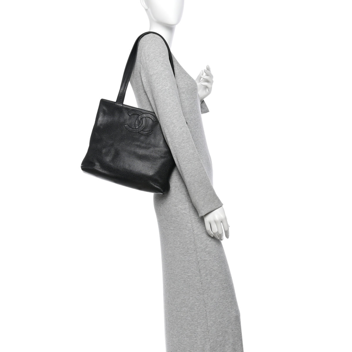 Caviar CC Timeless Tote Black