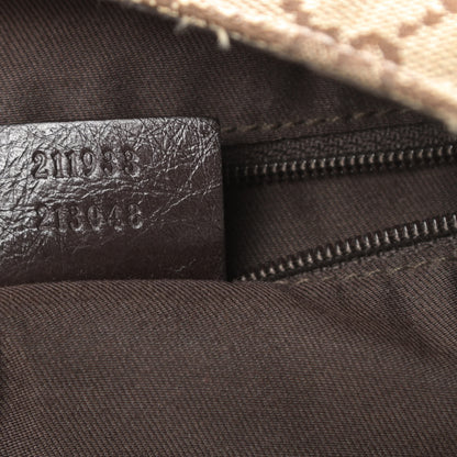 Gucci Monogram Large New Ladies Web Hobo Dark Brown 7 of 17